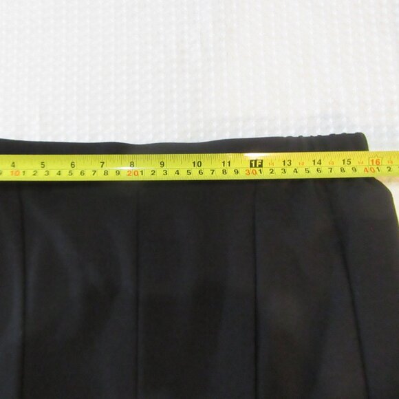 Ladies Size 12 Elastic waist skirt Black Tan Jay - Picture 3 of 8